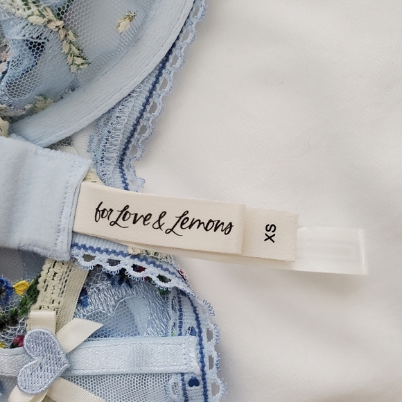For Love & Lemons midsummer heart embroidered bra - Picture 12 of 12